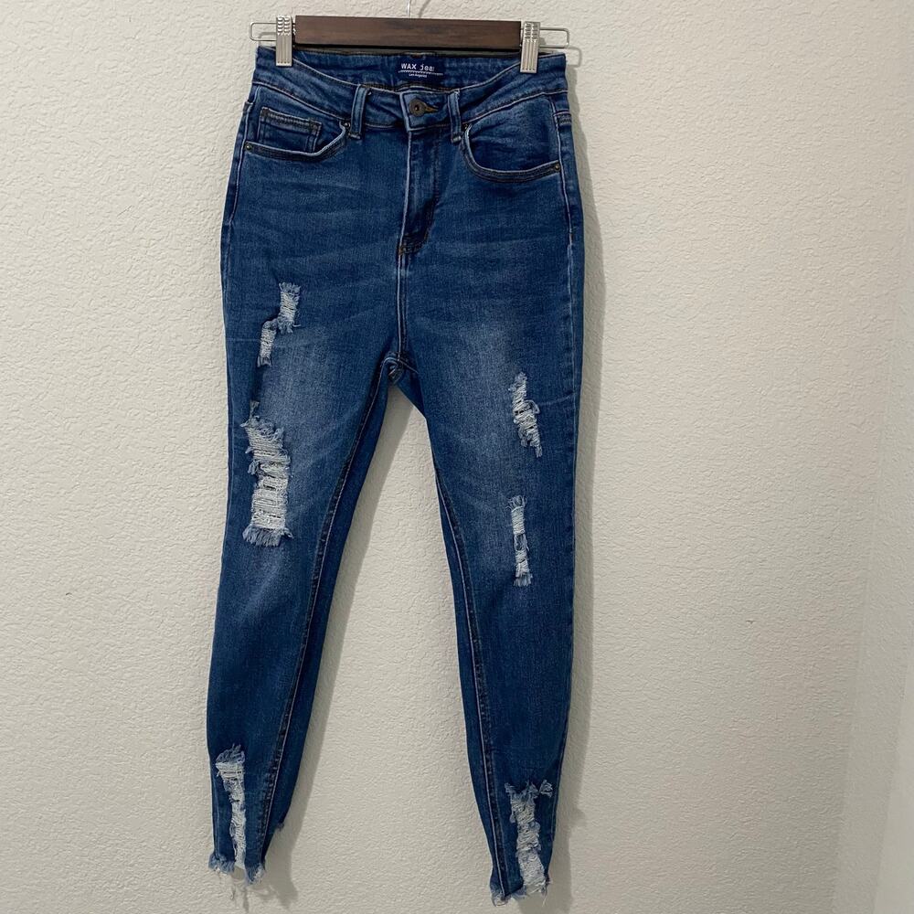 Wax Jeans Los Angeles Size 27 Petite Distressed Skinny